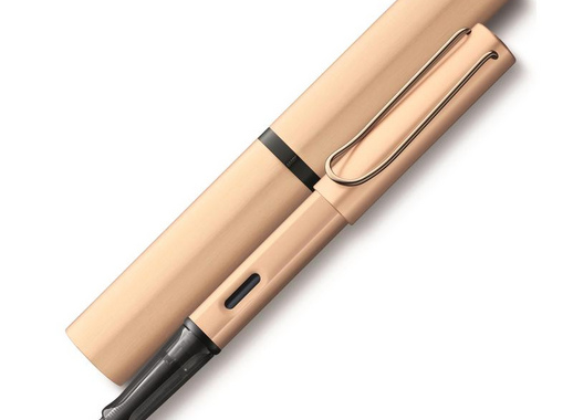 Ручка перьевая Lamy Lx цвет чернил синий цвет корпуса розовое золото (артикул производителя 4031507)